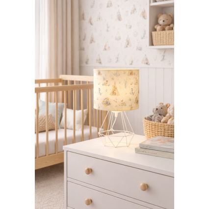 Kinder tafellamp KIDS ROOM 1xE27/60W/230V Ø 18 cm met dierenmotief