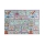 Kinder vloerkleed STELLA STREETS 100x150 cm turkoois/stad