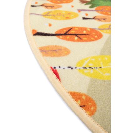 Kinder vloerkleed STELLA STREETS 120 cm beige/stad