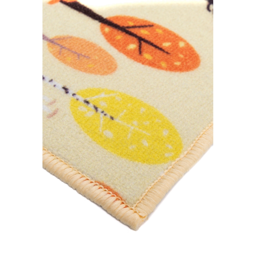 Kinder vloerkleed STELLA STREETS 80x100 cm beige/stad
