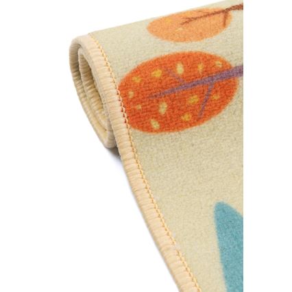 Kinder vloerkleed STELLA STREETS 80x100 cm beige/stad