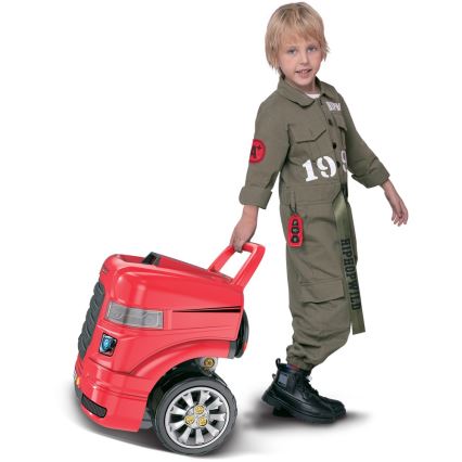 Kinderauto reparatiewerkplaats rood
