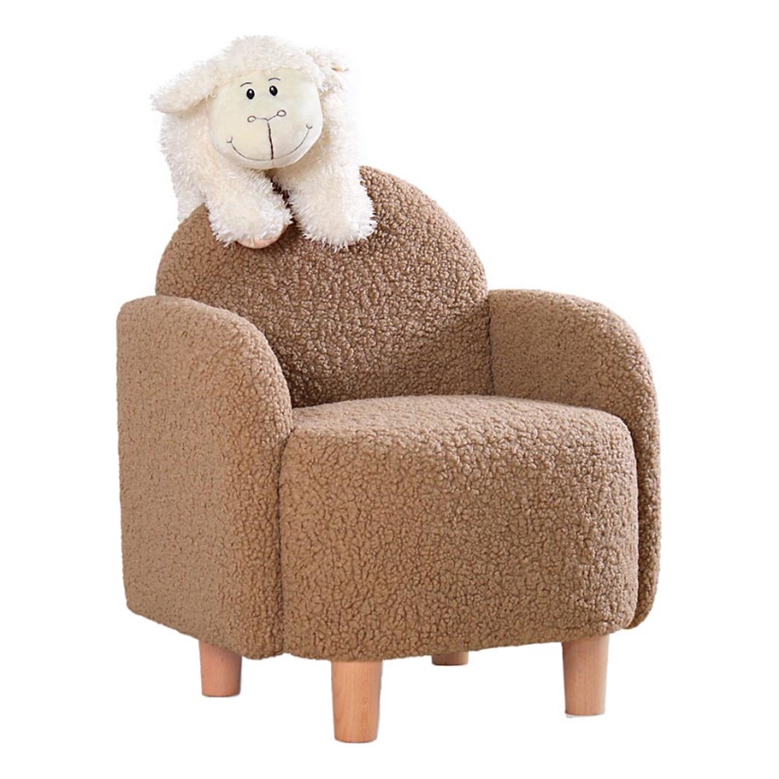 Kinderfauteuil DORY bruin