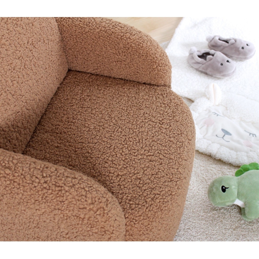 Kinderfauteuil DORY bruin