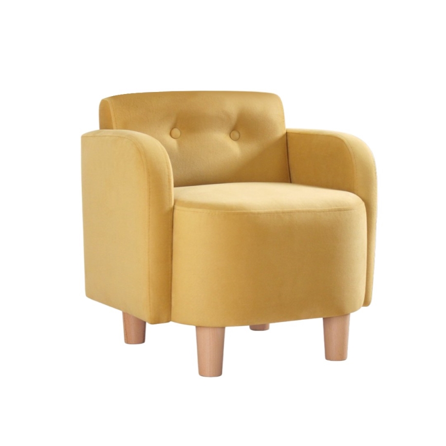 Kinderfauteuil DORY - geel