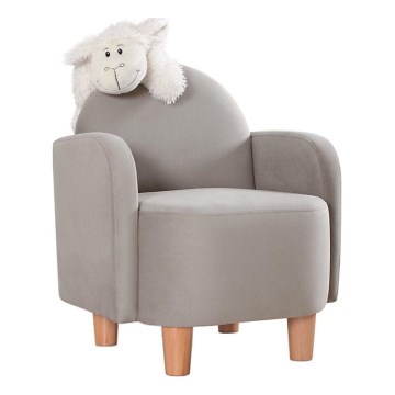Kinderfauteuil DORY grijs
