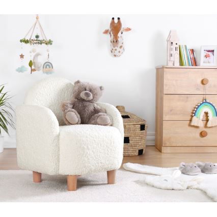 Kinderfauteuil DORY wit