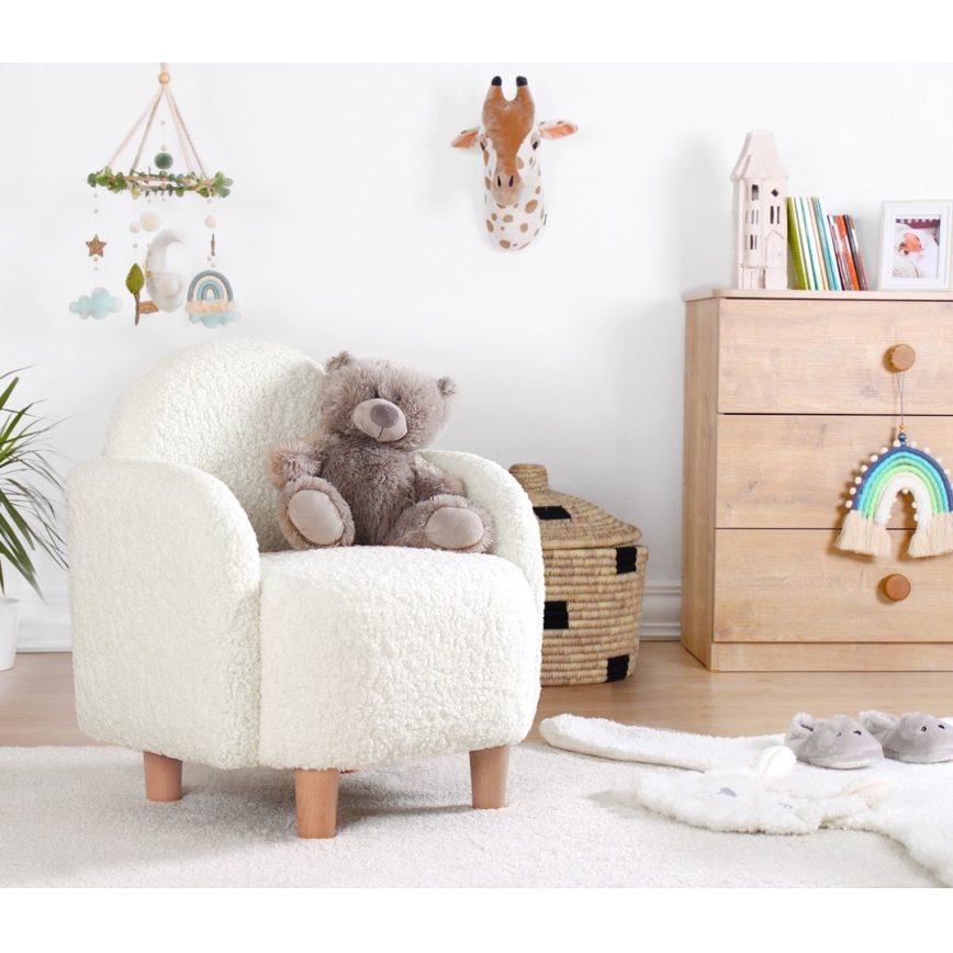 Kinderfauteuil DORY wit