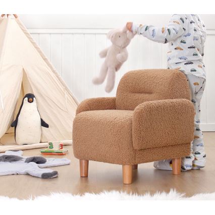 Kinderfauteuil LORY bruin