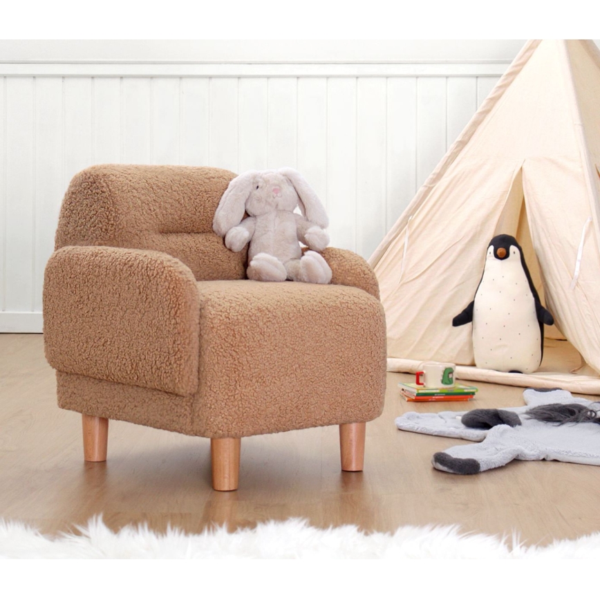 Kinderfauteuil LORY bruin