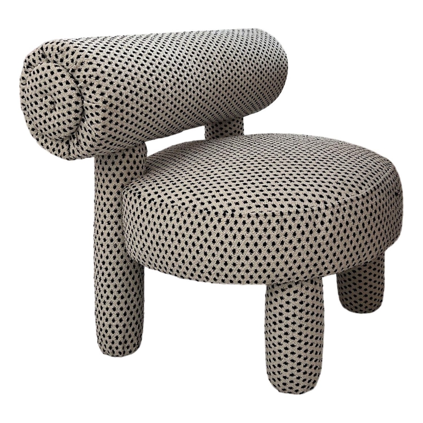 Kinderfauteuil MAVI beige/zwart