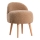 Kinderfauteuil MIKI Ø 46 cm bruin