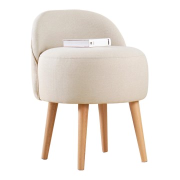 Kinderfauteuil NIKI Ø 46 cm crème