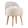 Kinderfauteuil NIKI Ø 46 cm crème