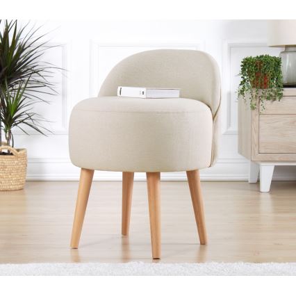 Kinderfauteuil NIKI Ø 46 cm crème
