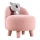 Kinderfauteuil PIXI Ø 46 cm roze