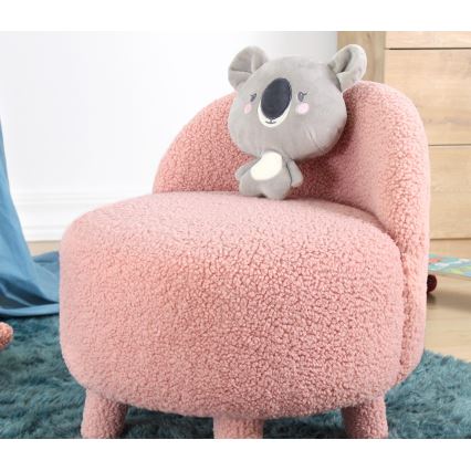 Kinderfauteuil PIXI Ø 46 cm roze