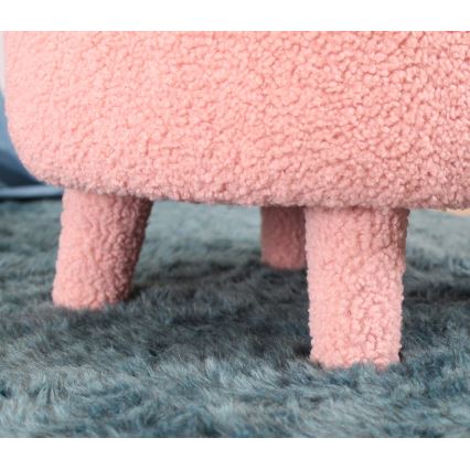 Kinderfauteuil PIXI Ø 46 cm roze