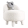 Kinderfauteuil PIXI Ø 46 cm, wit