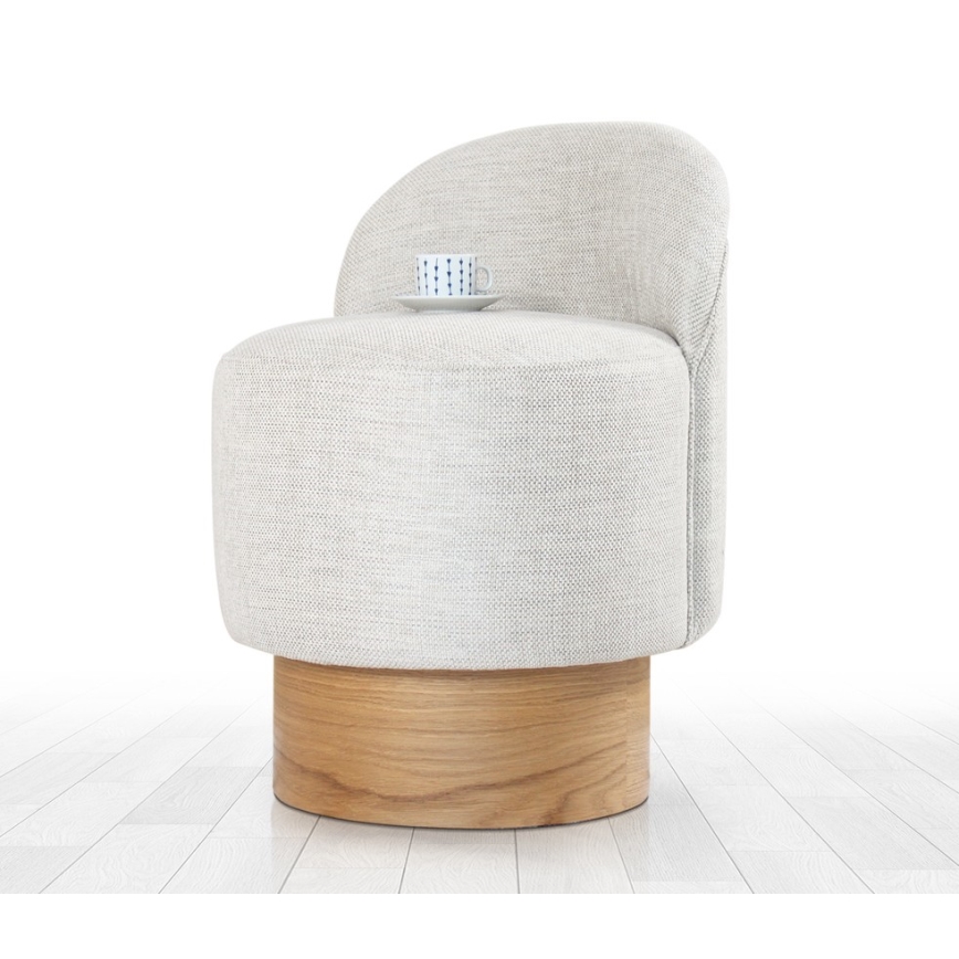 Kinderfauteuil RIKI 40x47 cm lichtgrijs
