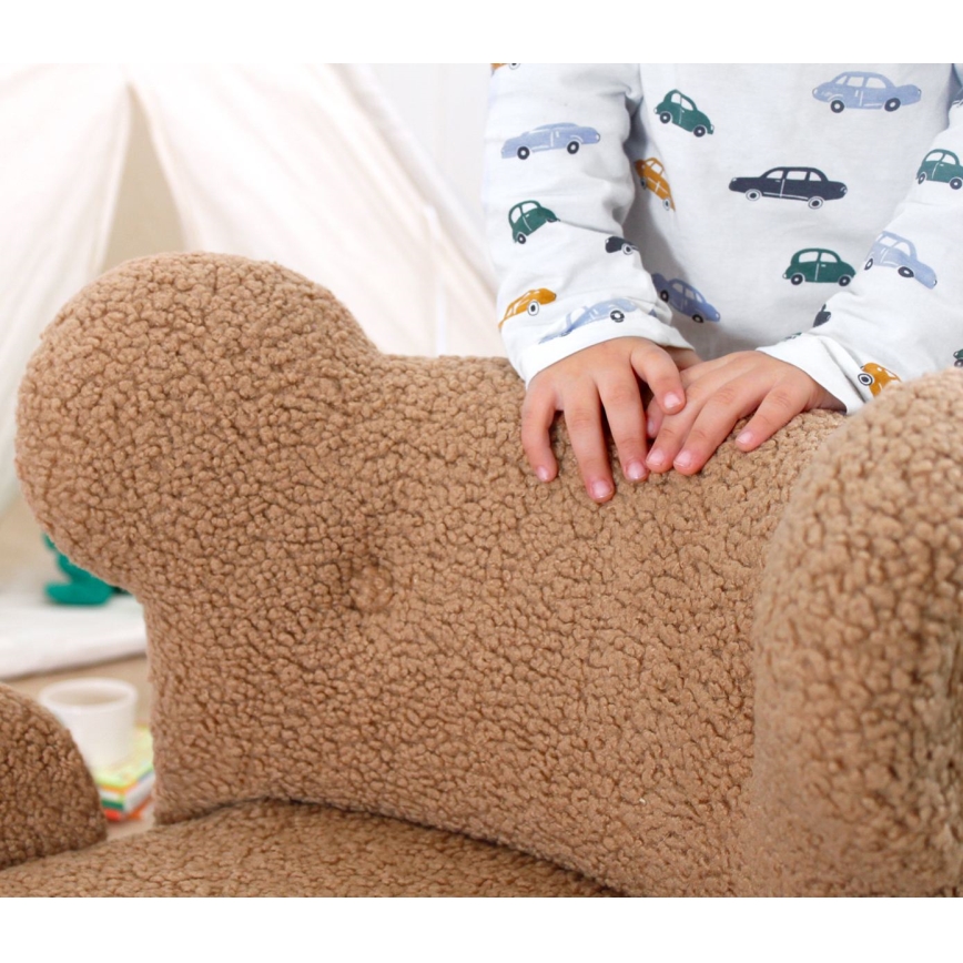 Kinderfauteuil TOBI bruin