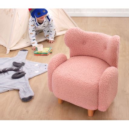 Kinderfauteuil TOBI roze