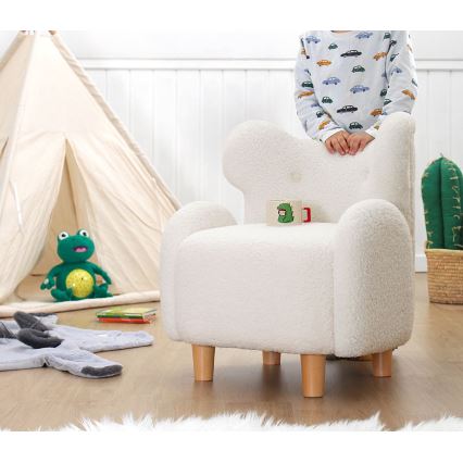 Kinderfauteuil TOBI, wit