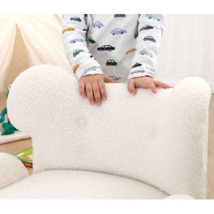 Kinderfauteuil TOBI, wit