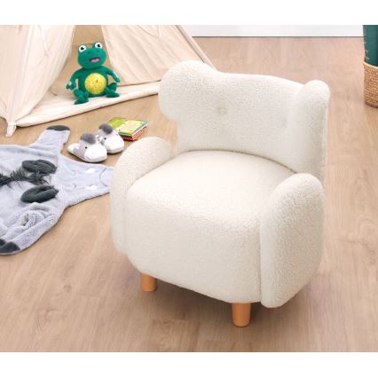 Kinderfauteuil TOBI, wit