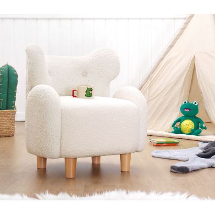 Kinderfauteuil TOBI, wit