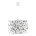 Kinderhanglamp aan kabel CATS 1xE27/60W/230V