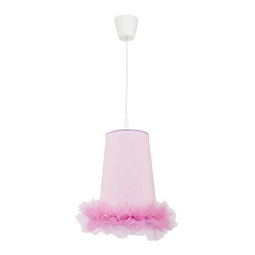 Kinderhanglamp aan koord BALLET 1xE27/40W/230V rozig