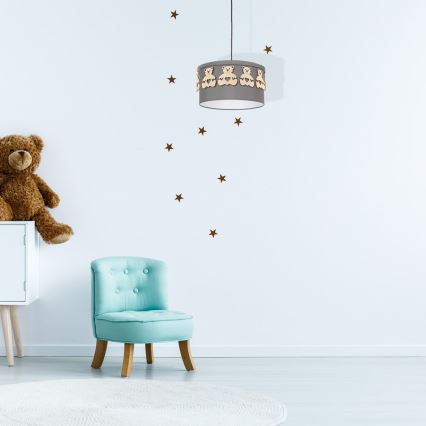 Kinderhanglamp aan koord BEAR 1xE27/60W/230V