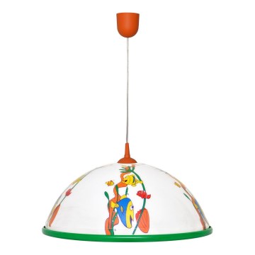 Kinderhanglamp aan koord FISH 1x27/15W/230V