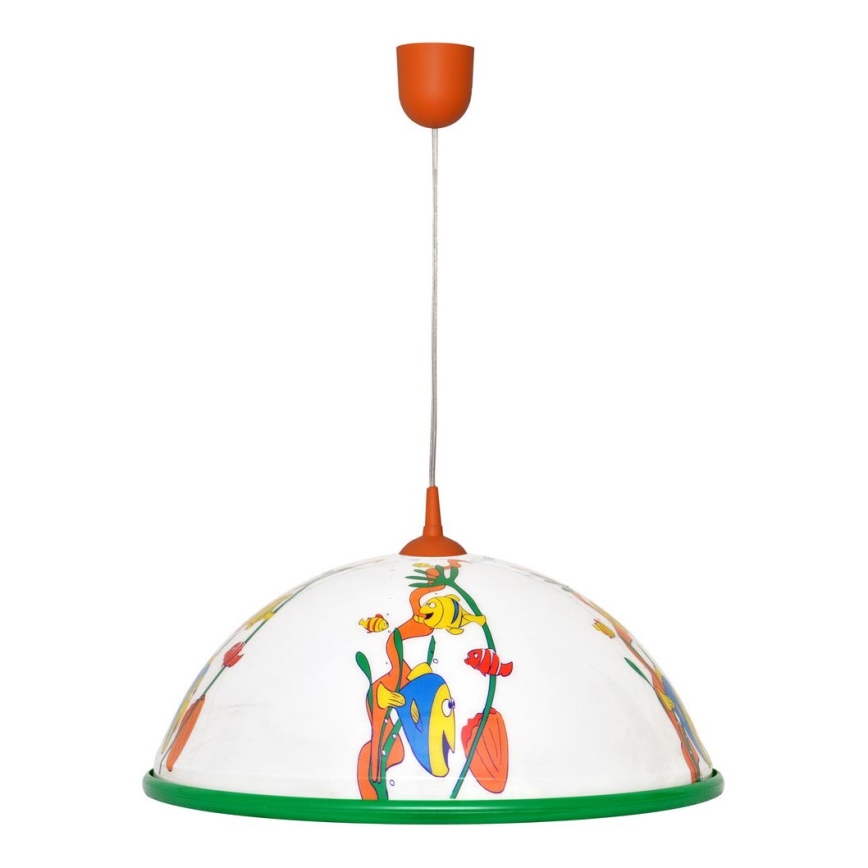 Kinderhanglamp aan koord FISH 1x27/15W/230V