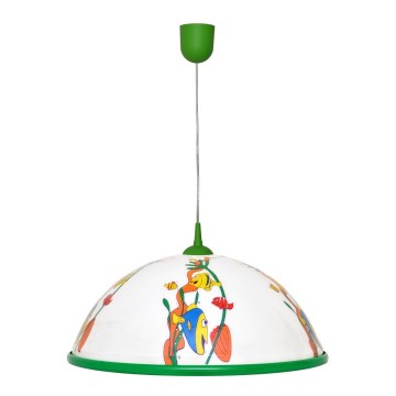 Kinderhanglamp aan koord FISH 1x27/15W/230V