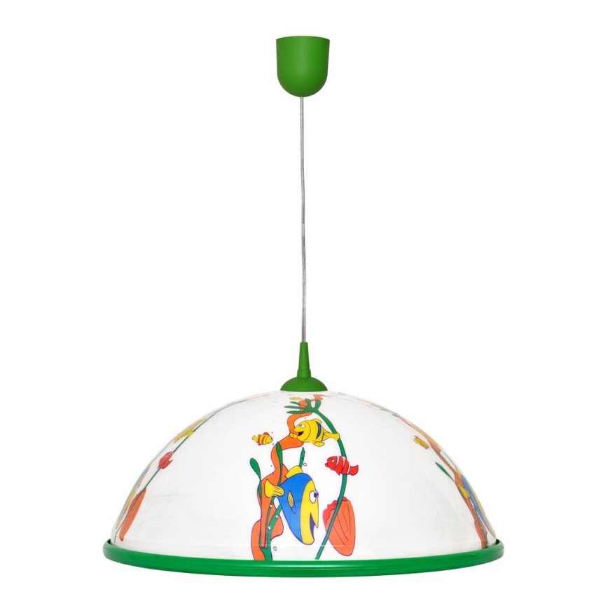 Kinderhanglamp aan koord FISH 1x27/15W/230V