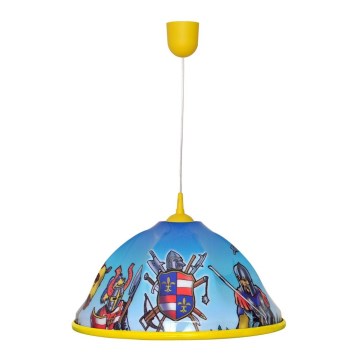 Kinderhanglamp aan koord KNIGHT 1xE27/15W/230V