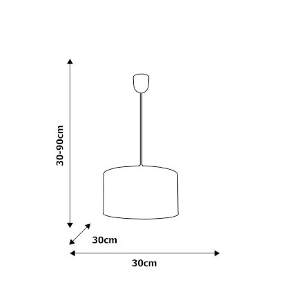 Kinderhanglamp aan koord UNICORN 1xE27/60W/230V