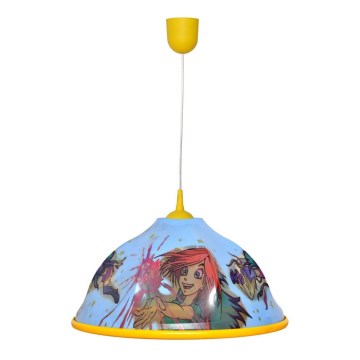 Kinderhanglamp aan koord WITCH 1xE27/15W/230V
