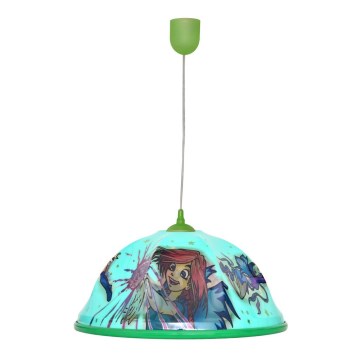 Kinderhanglamp aan koord WITCH 1xE27/15W/230V