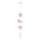 Kinderhanglamp aan snoer TRIO 1xE27/20W/230V roze/wit