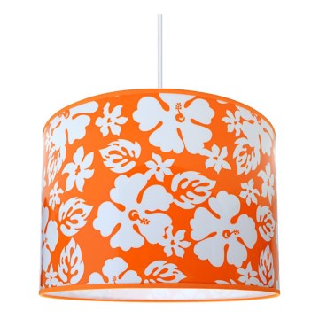 Kinderhanglamp FLOWERS 1xE27/60W/230V oranje