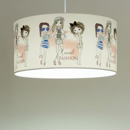 Kinderhanglamp GIRLS VIBES, 1x E27 (max. 60 W), 230 V, Ø 40 cm — voor meisjes
