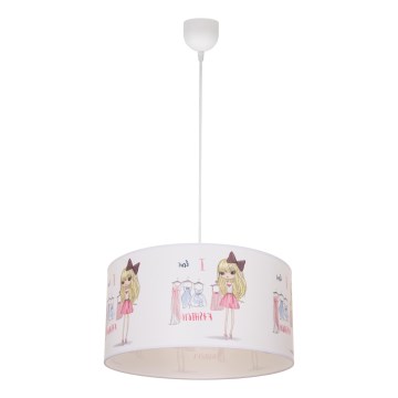 Kinderhanglamp GIRLS VIBES 1xE27/60W/230V pr. 40 cm Ik hou van mode