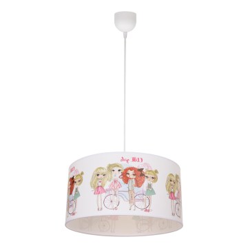 Kinderhanglamp GIRLS VIBES 1xE27/60W/230V Ø 40 cm voor meisjes