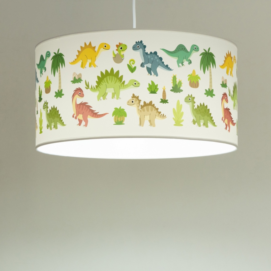 Kinderhanglamp KIDS ROOM 1x E27/60W/230V Ø 40 cm dinosaurus