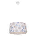 Kinderhanglamp KIDS ROOM 1xE27/60W/230V Ø 40 cm beertje