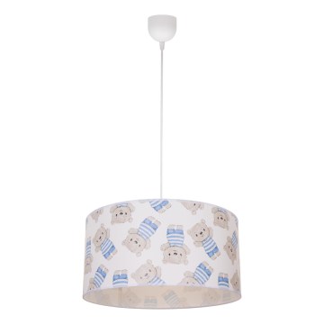 Kinderhanglamp KIDS ROOM 1xE27/60W/230V Ø 40 cm beertje