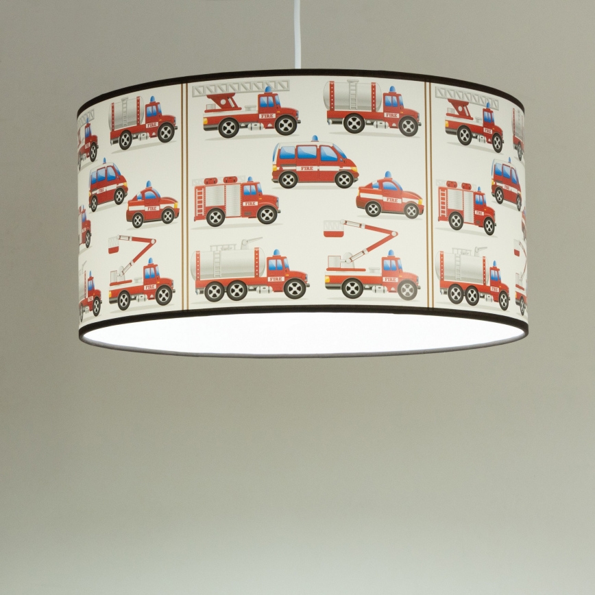 Kinderhanglamp KIDS ROOM 1xE27/60W/230V Ø 40 cm brandweer